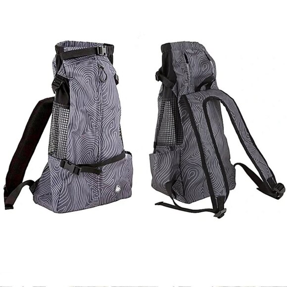 NWT Arcadia Trail Dog Soft Carrier Backpack - Reflective‎ Black/White - Picture 1 of 11